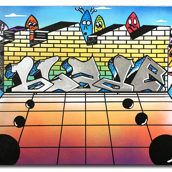 BLADE  "Mental Hypnosis" Painting