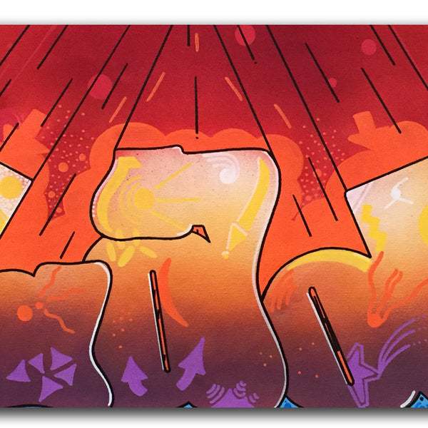 BLADE - "Flames of Passion"- Painting