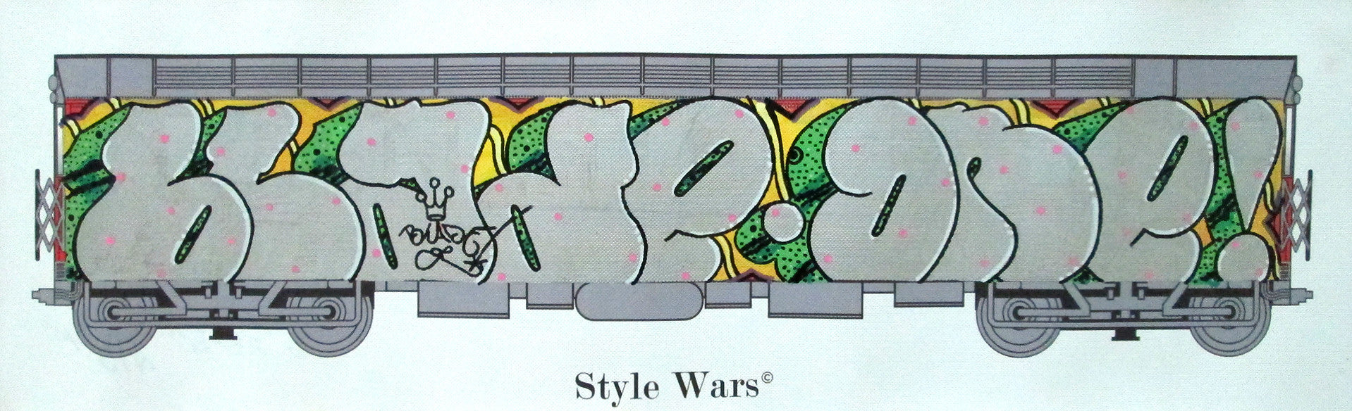 BLADE  "Style Wars"  Piece on Canvas