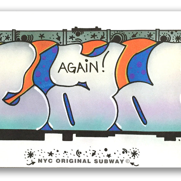 BLADE  "CRAZY 5 Again" Piece on Canvas