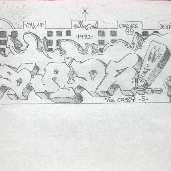 BLADE - Untitled - Pencil Black Book Drawing