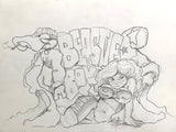 MARK BODE "Beastie Boys" Drawing 95'