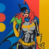 GRAFFITI ARTIST SEEN  -  "Batgirl"  Aerosol on  Canvas