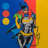 GRAFFITI ARTIST SEEN  -  "Batgirl"  Aerosol on  Canvas