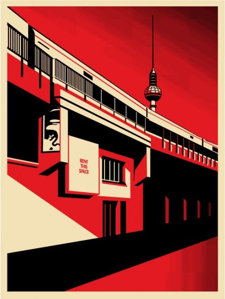 SHEPARD FAIREY - "Berlin Tower "