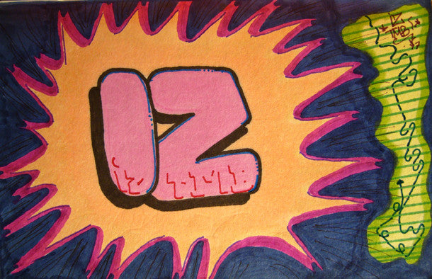 IZ THE WIZ - Black Book Drawing #8