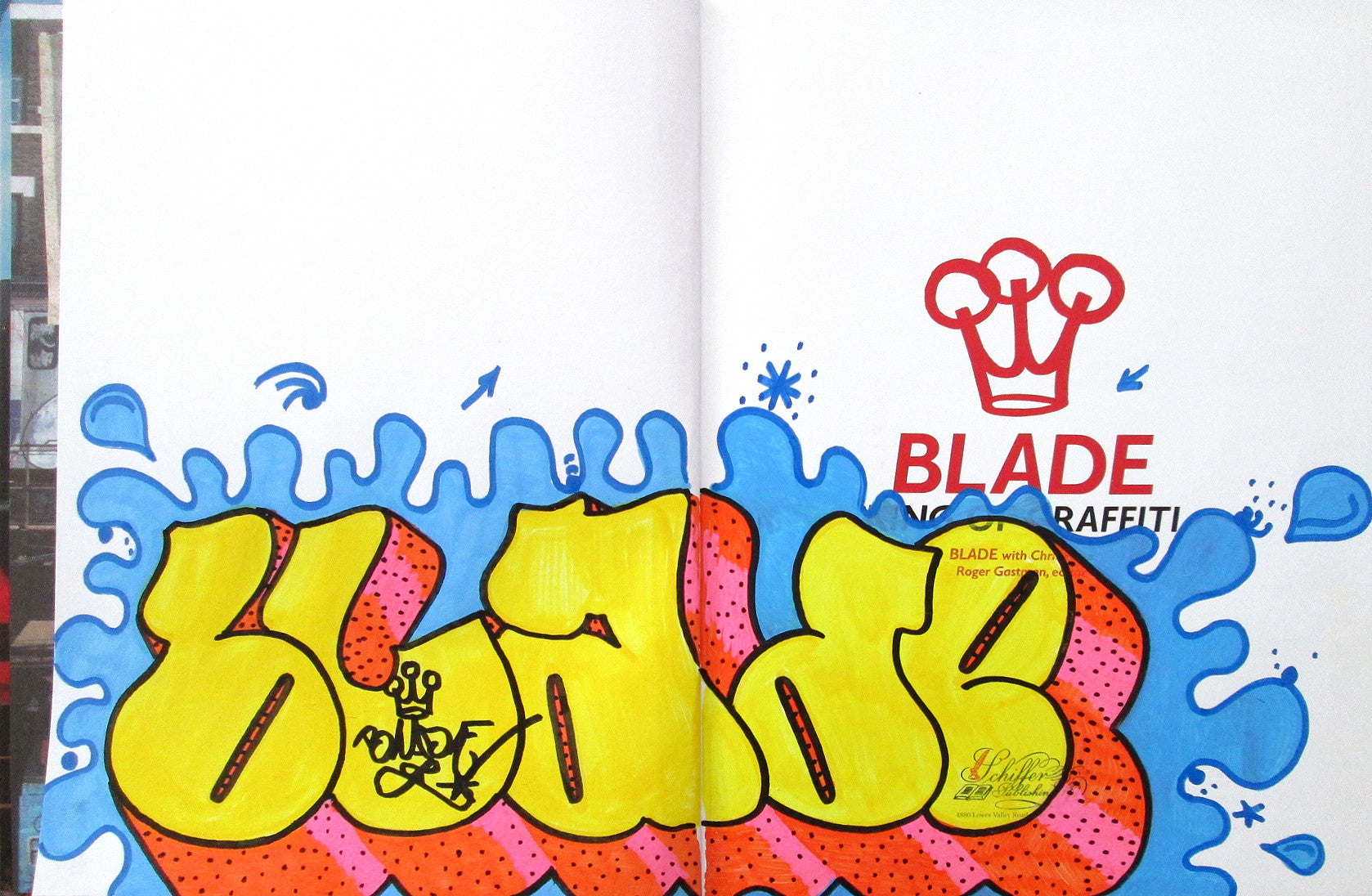 BLADE - "King of graffiti" Custom Book Drawing 3
