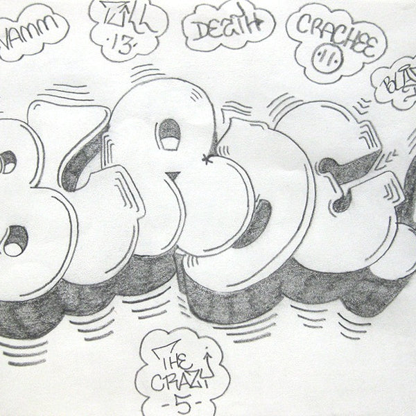 BLADE - Untitled - Pencil Black Book Drawing