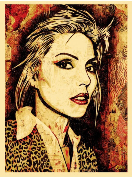 SHEPARD FAIREY - "Debbie Harry (Blondie) Canvas Print"