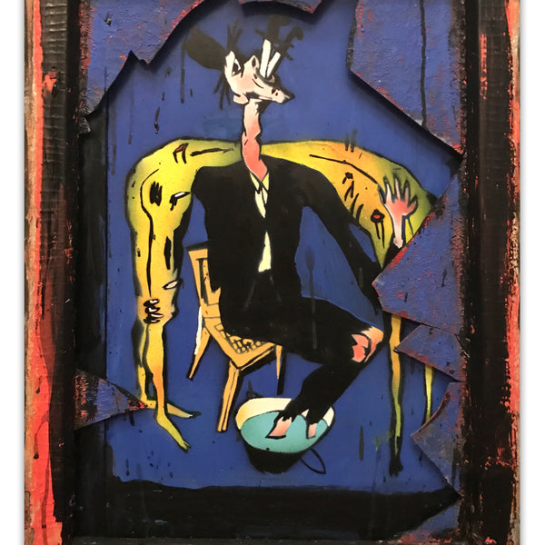 Rick Prol -  "Blue Light" - Painting 1983
