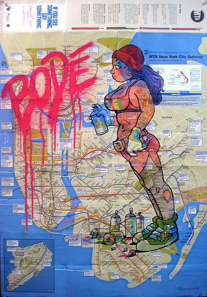 MARK BODE  "Tag Me Up Baby" Map