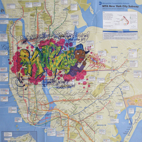 KASE2  CASE2 -  "Untitled"  NYC Transit Map