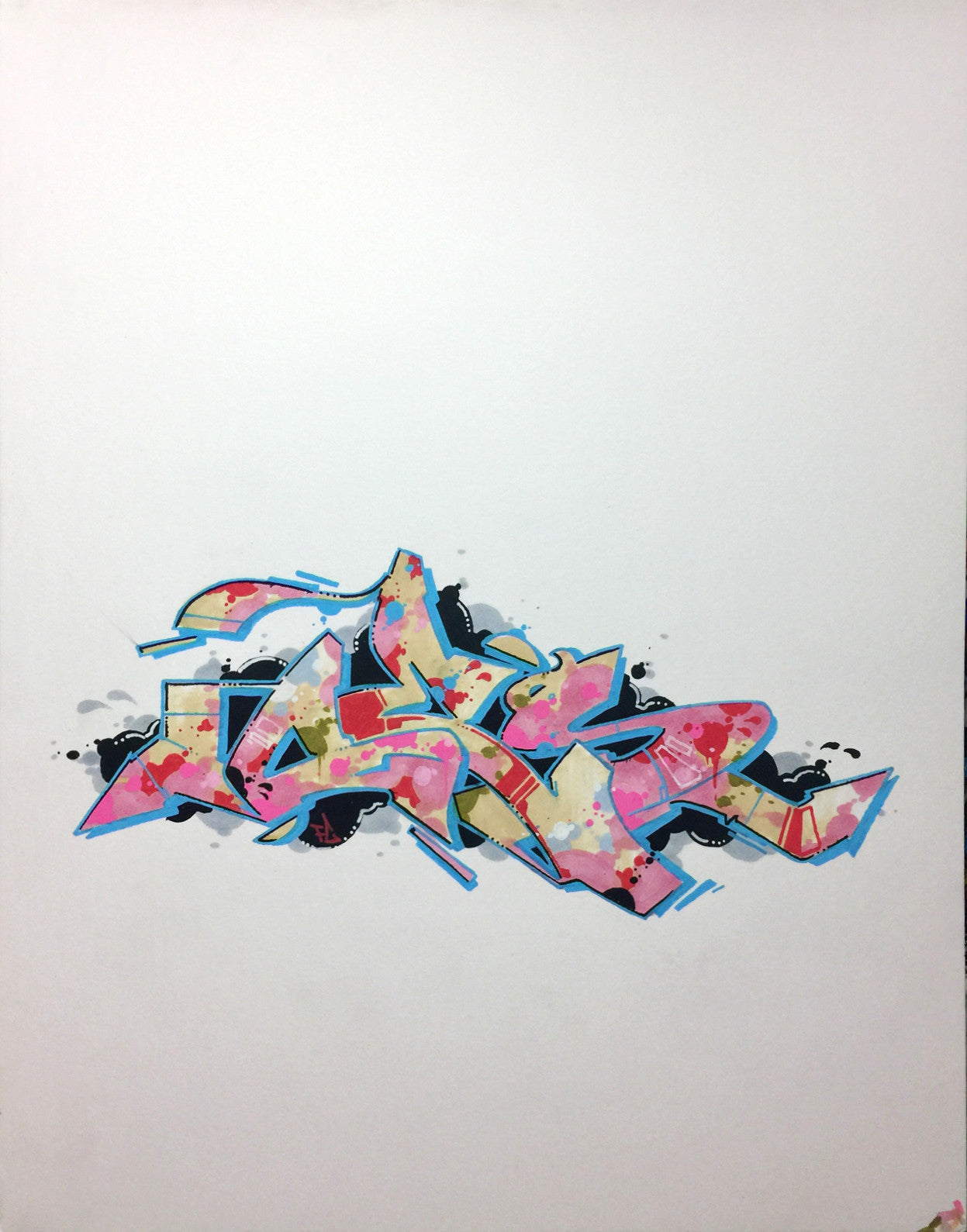 CES ONE- "Burner 4" BlackBook Drawing