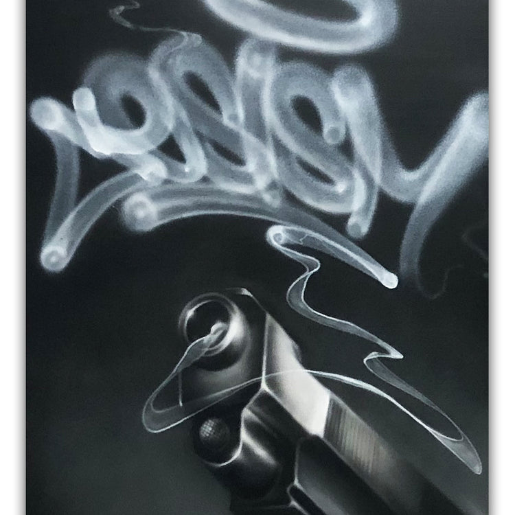 CES ONE "Smoke2 (Gun)" Painting