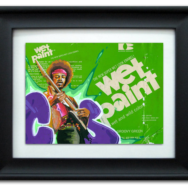 CES ONE  -  "Wet Paint" Vintage Label