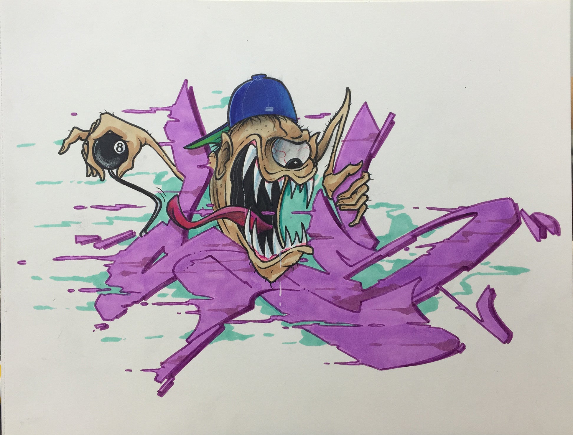 CES ONE  "Shifty" BlackBook Drawing