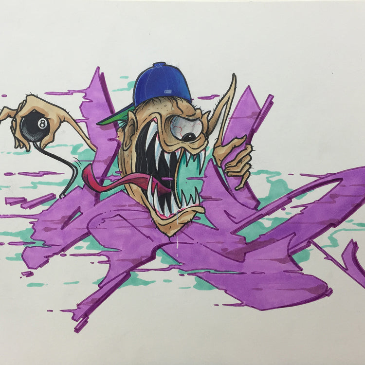 CES ONE  "Shifty" BlackBook Drawing