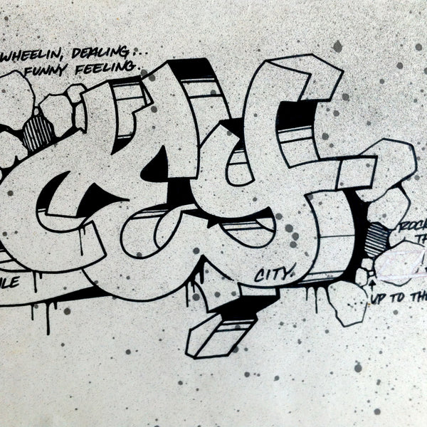 CEY -  "Wheelin"  Drawing 1983