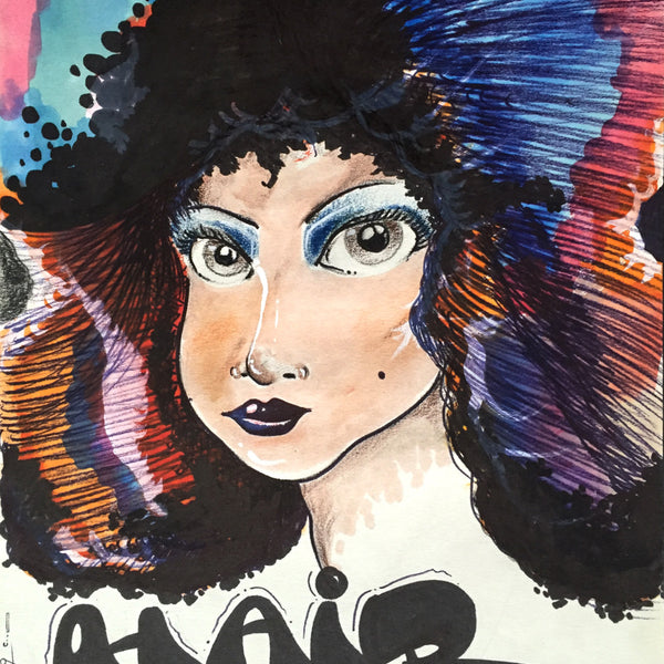 CHINO MALO "Hair" Drawing