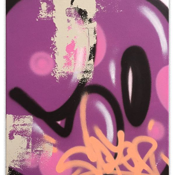 COPE2  "Post No Bills Purple" Painting