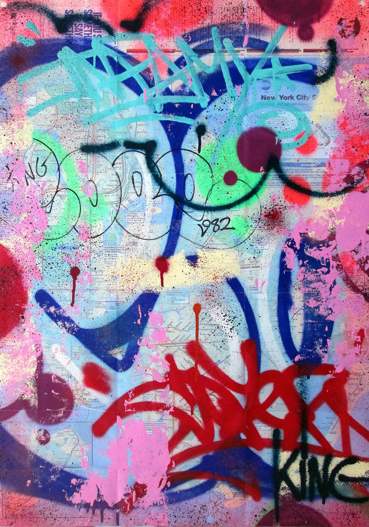 COPE 2 - "1982" MTA NYC Subway Map