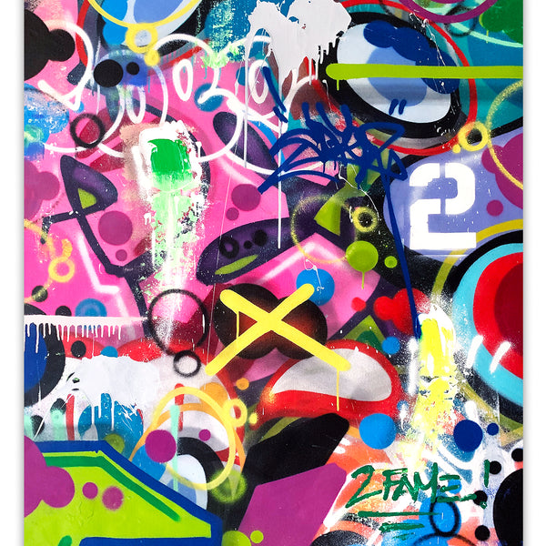 COPE2 "2 Fame" 43" x 53" Painting