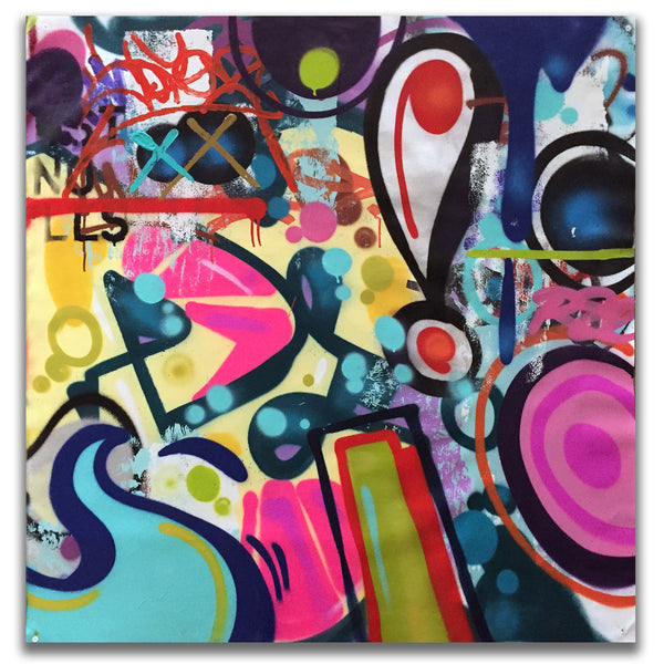 COPE2  "Untitled  "42.5" x 43" Painting