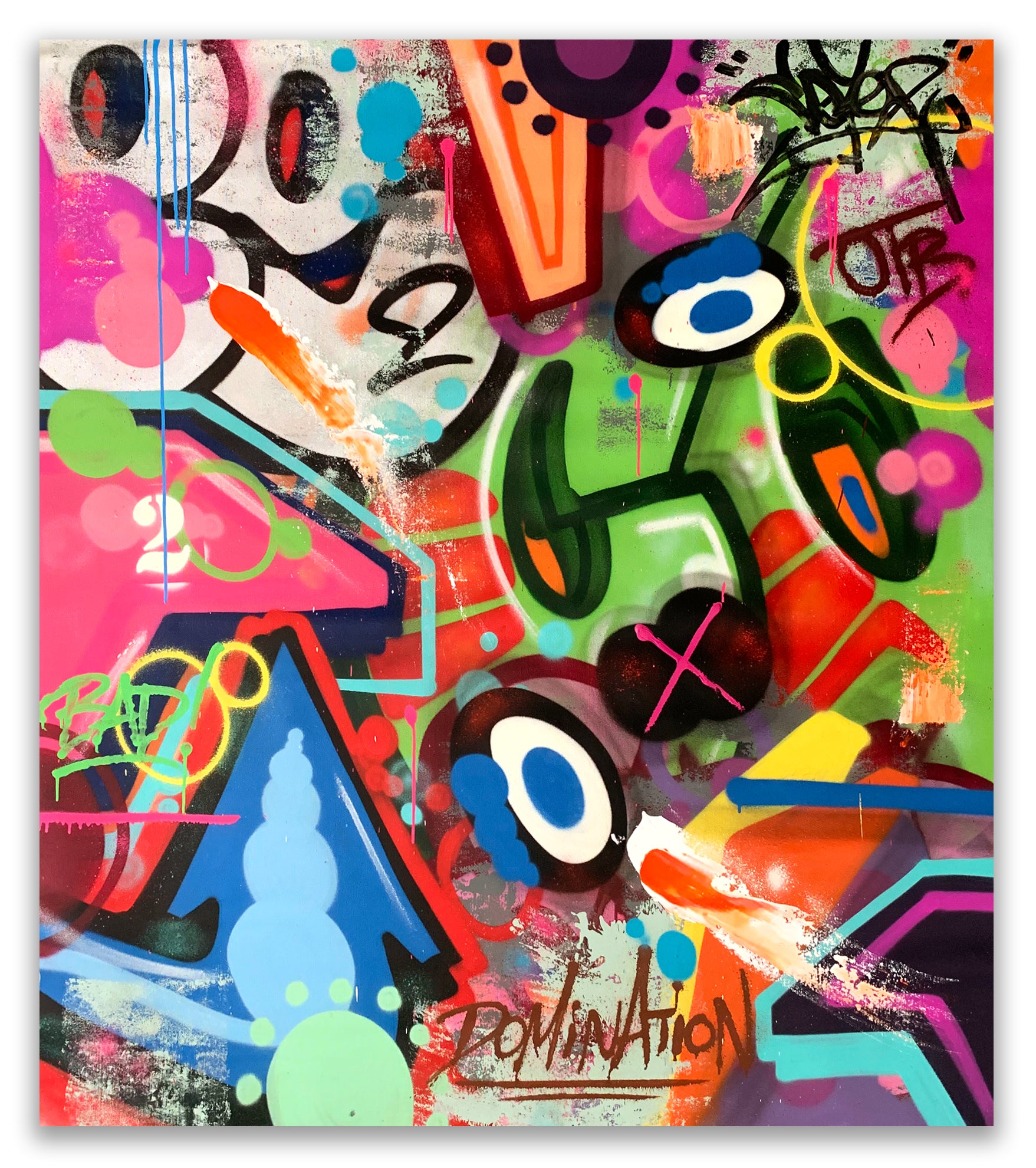 COPE2 "Domination" 50"x60" Painting