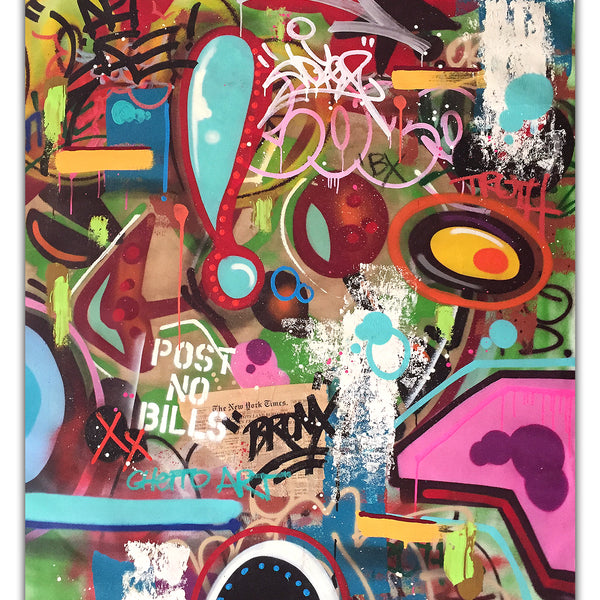 COPE2 - "Post No Bills "  70" x 60" Painting