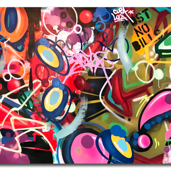 COPE2  "Post No Bills"   77" x 50" Painting