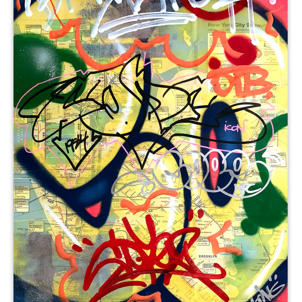 COPE 2 - "Bronx Truth" NYC Subway Map