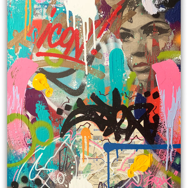 COPE2 "ICON" 18"x24" Painting