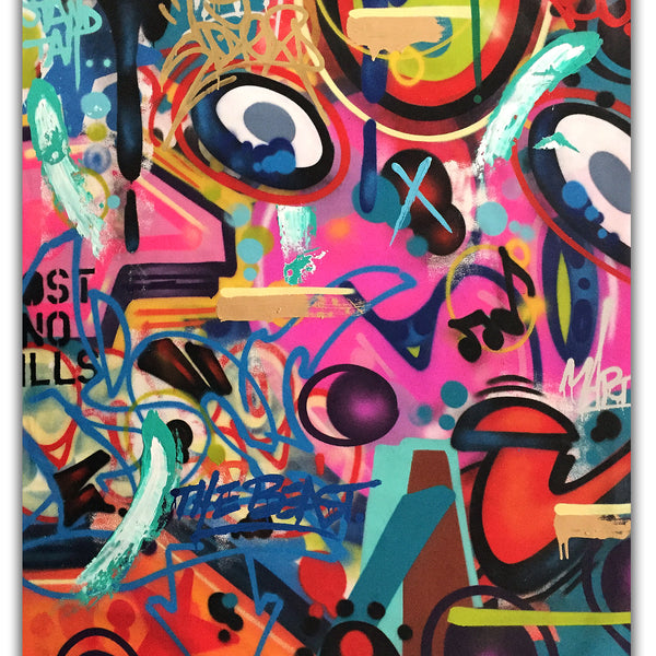 COPE2 "The Beast" 52" x 60" Painting