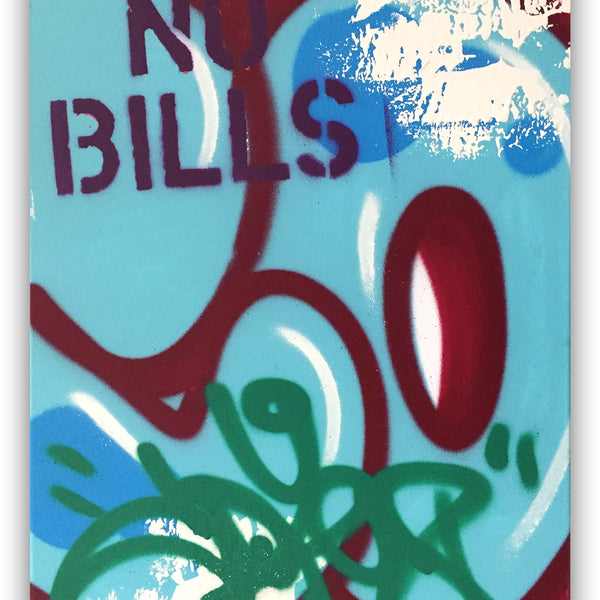 COPE2 - "Post No Bills Blue" Painting