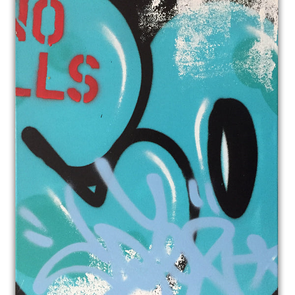 COPE2 - "Post No Bills Blue" Painting