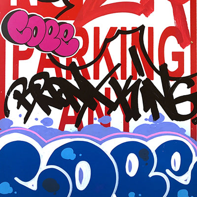 COPE 2 - "Bronx King" No Parking Sign