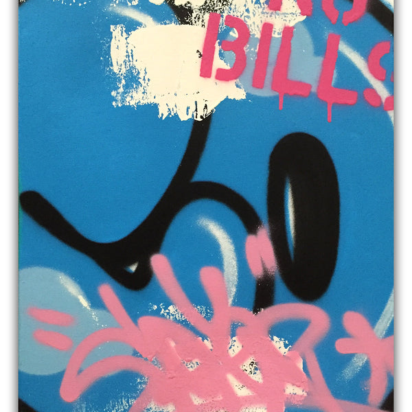 COPE2 - "Post No Bills Blue" Painting