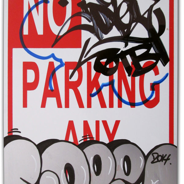 COPE 2 - "Bronx King" No Parking Sign