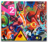 COPE2 "Bronx Icon" 45" x 56" Painting