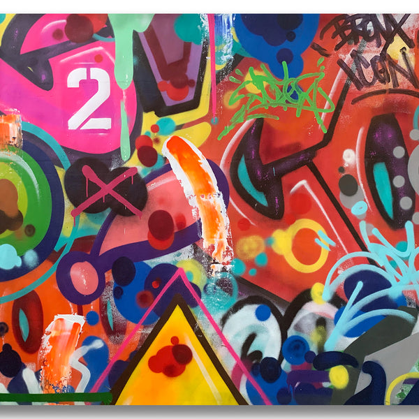 COPE2 "Bronx Icon" 45" x 56" Painting