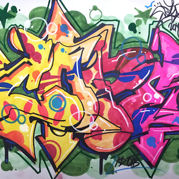 COPE 2 - " Burner" Black Book Drawing