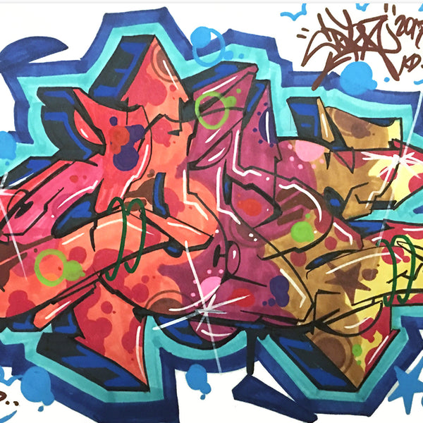 COPE 2 - " True Legend" Black Book Drawing