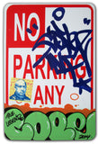 COPE 2 - "Green Classic Bubble #2" No Parking Sign
