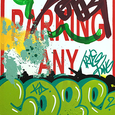 COPE 2 - "Classic Bubble" No Parking Sign