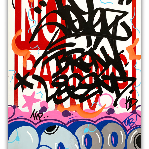 COPE 2 - "Bronx legend" No Parking Sign