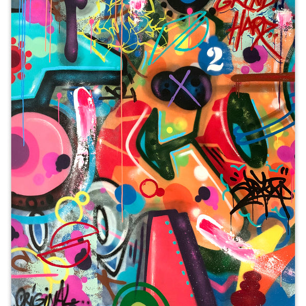 COPE2 "Grind Hard" 50"x60" Painting