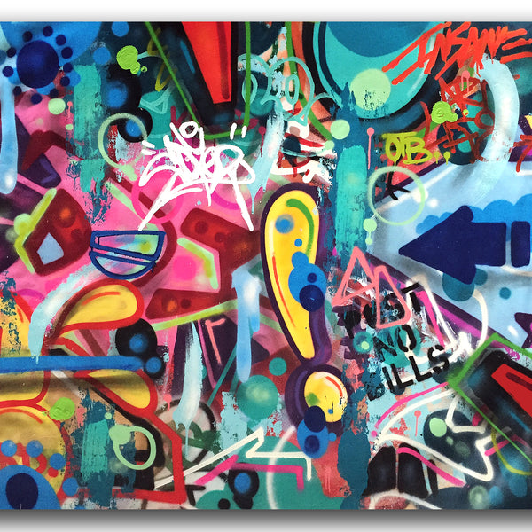 COPE2 - "Insane "  64" x 52" Painting