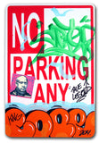 COPE 2 - "Orange Classic Bubble 32" No Parking Sign