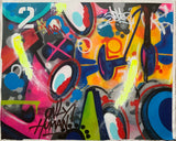 COPE2 "Only Human" 45" x 56" Painting