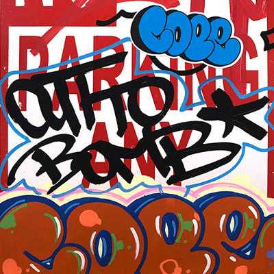 COPE 2 - "Out to Bomb" No Parking Sign